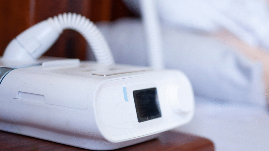Imagem de um aparelho de CPAP